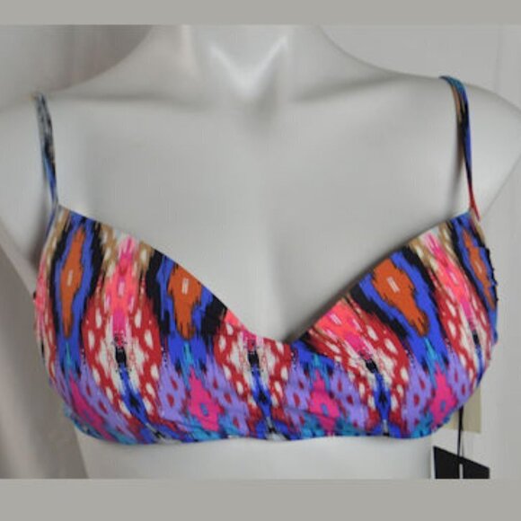Skye Bikini Top Ethinic Print Size: S NWT - Picture 1 of 4